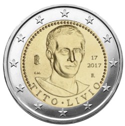 2 Euros 2000e anniversaire de la mort de l'historien romain Tite-Live 2017