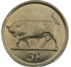 Irlande - 5 pence petit module 1993