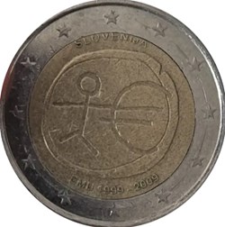 2 euros Union économique et monétaire 2009