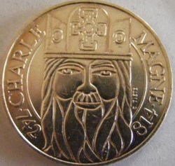 100 francs Charlemagne 1990