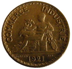 1 Franc Chambres de commerce 1921