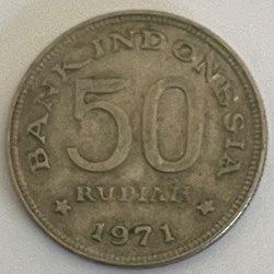 Indonésie - 50 rupiah 1971