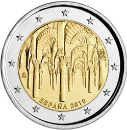 2 Euros Centre historique de Cordoue 2010