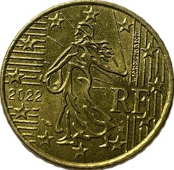 50 centimes d'euro 2022