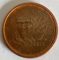 2 centimes euro 2015