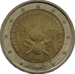 2 euros Corps national des sapeurs pompiers 2020