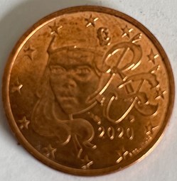 2 centimes euro 2020