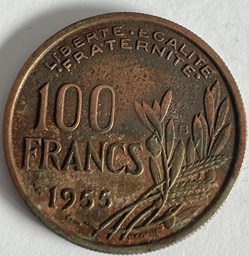 100 Francs Cochet 1955 B