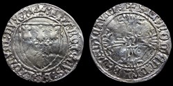Gros à l'écu - François II - Nantes (Variante)