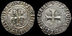 Blanc à la targe - Jean V - Fougères (Variante)