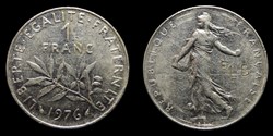 1 Franc 1976 - Front de Libération de la Bretagne (FLB)