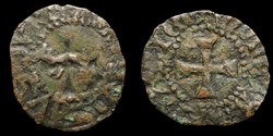 Denier à l'hermine passante - François I ou II - Rennes