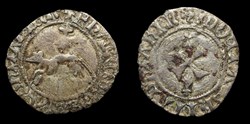 Double denier à l'hermine enchainée - François II - Rennes