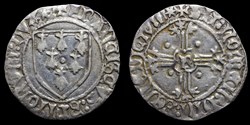 Gros à l'écu - François II - Rennes (Variante)