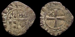 Denier - Jean III et Jeanne de Savoie - Vicomté de Limoges