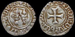 Demi-blanc à la targe - François II - Rennes