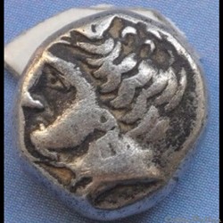 Savès 487 var  - Drachme imitation de Rhodé