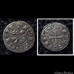 Languedoc - COMTÉ de RODEZ - Denier Hugues II et III