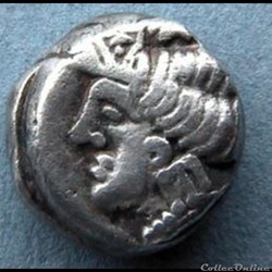 Savès 487 var  - Drachme imitation de Rhodé