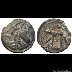 Bronze au loup Carnutes