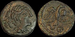 CARNUTES Bronze à l'aigle et au serpent