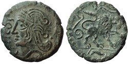 Véliocasses - Bronze au lion