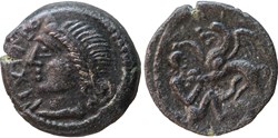 CARNUTES : Bronze PIXTILOS au griffon attaquant