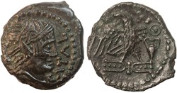 CARNUTES - Bronze à l'aigle et à l'amphore