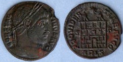 RIC.309 Constantin I (AE3, Providentiae Avgg, Arles)