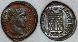 RIC.34 Constantin I (AE3, Providentiae Avgg, Cyzique)