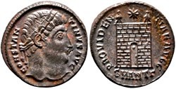 RIC.71 Constantin I (AE3, Providentiae Avgg, Antioche)