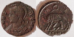RIC.373 Rome (AE3, Arles, couronne, SCONST)