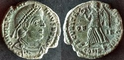 RIC.9 Valentinien I (AE3, Secvritas Reipvblicae)