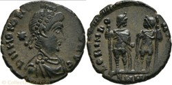 RIC.397 Honorius (AE3/4, Gloria Romanorvm)