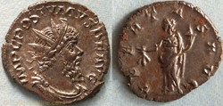 RIC.330 Postume (antoninien, Vbertas Avg)