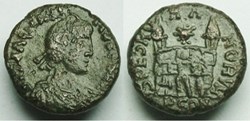 RIC.29a Magnus Maximus (AE4, Spes Romanorvm, Arles)