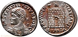 RIC.73 Constantin II (AE3, Providentiae Caess, Antioche)