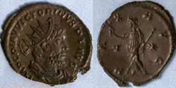 RIC.117 Victorin (antoninien, Pax Avg V*)