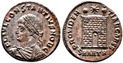 RIC.74 Constance II (AE3, Providentiae Caess, Antioche)