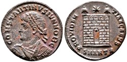 RIC.73 Constantin II (AE3, Providentiae Caess, Antioche)