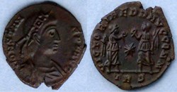 RIC.188 Constans (AE4, Victoriae DD Avg Q NN)