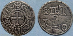 Au nom de Charles le Chauve (denier, Melle, immobilisation)
