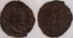 RIC.148 Tetricus I (antoninien, Virtvs Avgg)