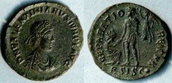 RIC.26b4 Valentinien II (AE2, Reparatio Reipvb)