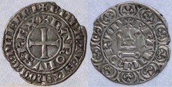 Charles IV (maille blanche, 1ère émission)