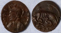 RIC.267 Rome (AE3, Lyon, *PLC)