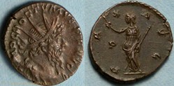 RIC.318 Postume (antoninien, Pax Avg P)