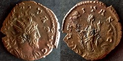 RIC.79 Tetricus I (antoninien, Hilaritas Avgg)