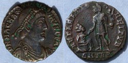 RIC.85 Magnus Maximus (AE2, Reparatio Reipvb)