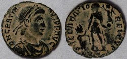 RIC.28a Gratien (AE2, Reparatio Reipvb)